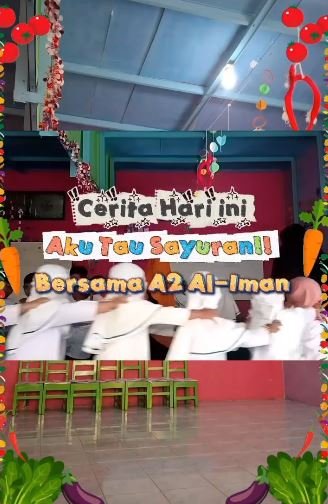 Serunya Mengenal Macam-Macam Sayuran Bersama Siswa TK Al-Iman
